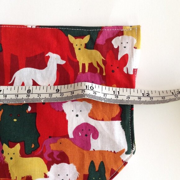NWOT Slip-Over Dog Collar Bandana Handmade Size M Multi Colored Dog Accessory - Picture 4 of 5